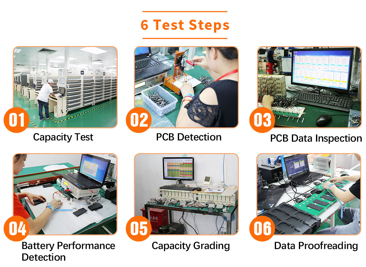6 test steps